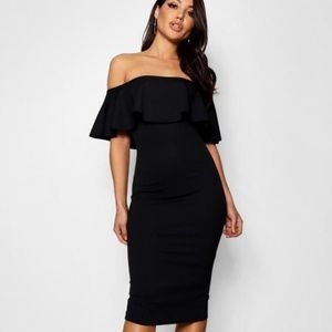 Boohoo Bardot Dress
